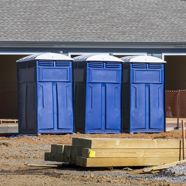 what is the maximum capacity for a single porta potty in New Russia